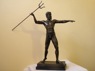 Velká bronzová socha Dia (Zeus)