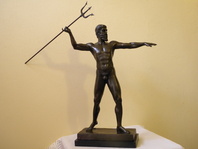 Velká bronzová socha Dia (Zeus)