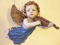 BAROKNÍ ANDĚL HRAJÍCÍ NA HOUSLE