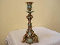 LUXUSNÍ MOSAZNÝ JEDNOPLAMENNÝ SVÍCEN