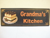 RETRO OBRAZ - GRANDMA'S KITCHEN