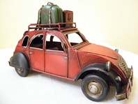 CITROEN KACHNA 2 CV KOVOVÉ AUTO VETERÁN - RETRO