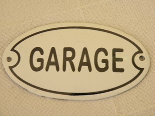 RETRO - PLECHOVÁ CEDULE - GARAGE 