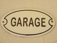 RETRO - PLECHOVÁ CEDULE - GARAGE 
