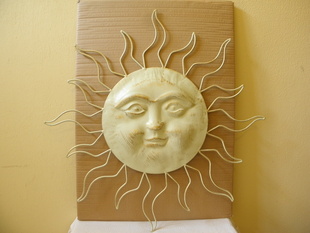 RETRO - KOVOVÉ SLUNCE 70 CM 