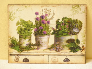 RETRO OBRAZ - PROVENCE - PLECH 