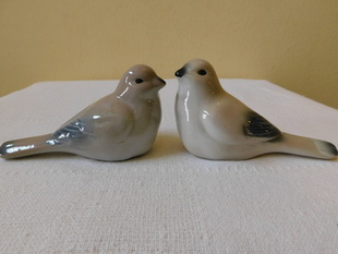 PORCELÁNOVÝ PTÁČEK - PÁR 