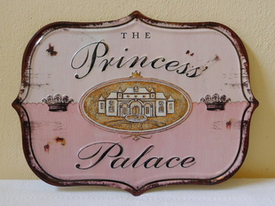 RETRO OBRAZ - PRINCESS PALACE - PLECH 