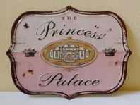 RETRO OBRAZ - PRINCESS PALACE - PLECH 