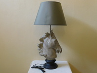 VELKÁ LAMPA - HLAVA KONĚ 78 cm