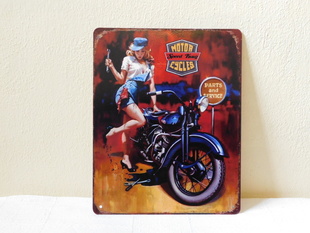 PLECHOVÁ CEDULE - MOTOR SPED KING CYCLES