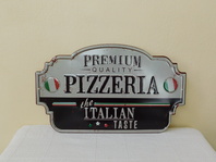 PREMIUM QUALITY PIZZERIA - PLECHOVÁ CEDULE