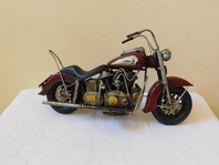 KOVOVÝ MODEL MOTORKY CHOPPER INDIAN