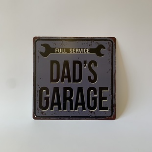 PLECHOVÁ CEDULE - FULL SERVICE DAD'S GARAGE