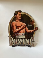 PLECHOVÁ CEDULE - BOXING BARE KNUCKLE CLUB