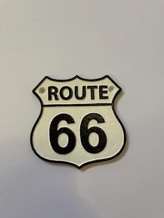 ROUTE 66 - LITINOVÁ CEDULKA