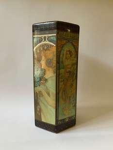 PORCELÁNOVÁ VÁZA - STYL ALFONS MUCHA