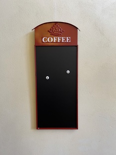 REKLAMNÍ PLECHOVÁ CEDULE COFFEE - MAGNETICKÁ A POPISOVÁ