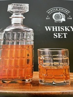 WHISKY SET SKLO - KARAFA 6 x SKLENICE