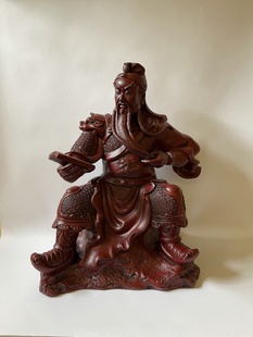 ČÍNSKÝ VOJEVŮDCE GUAN YU - SOCHA 62 cm