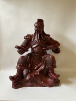 ČÍNSKÝ VOJEVŮDCE GUAN YU - SOCHA 62 cm