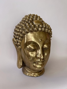 BUDDHA - VELKÁ ZLATÁ HLAVA 54 cm