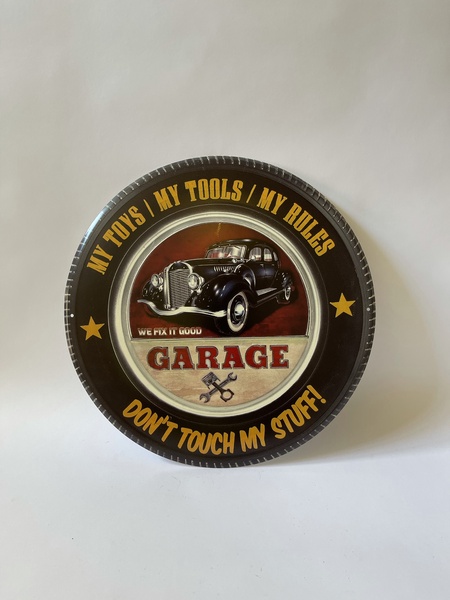 GARAGE - PLECHOVÁ CEDULE