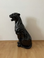 ČERNÝ PANTER LEVHART PUMA - SOCHA 80 cm