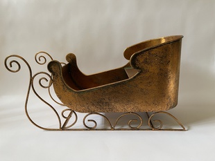 SANĚ - KOVOVÁ VÁNOČNÍ DEKORACE