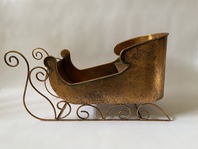 SANĚ - KOVOVÁ VÁNOČNÍ DEKORACE