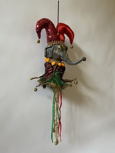 VÁNOČNÍ OZDOBA SLON ŠAŠEK 40 cm