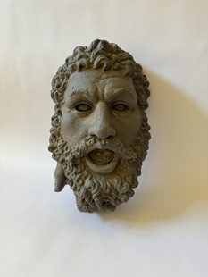 HLAVA MUŽE - KAMENINA V ANTICKÉM STYLU