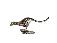 GEPARD V BĚHU - SOCHA  ART-DECO
