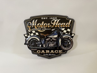 MOTOR HEAD - PLECHOVÁ CEDULE