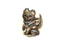 KOČKA - GOTHIC STYL STEAMPUNK 16,5 cm