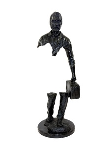 CESTUJÍCÍ TRAVELERS BRONZOVÁ SOCHA 80 cm