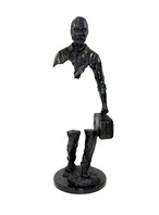 CESTUJÍCÍ TRAVELERS BRONZOVÁ SOCHA 80 cm