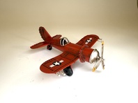 LETADLO - KOVOVÝ MODEL 16 cm