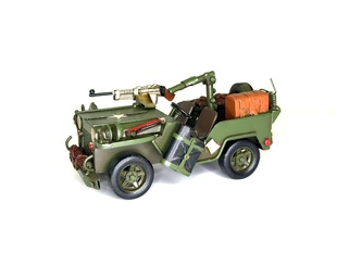 JEEP WILLYS - KOVOVÝ MODEL 18 cm