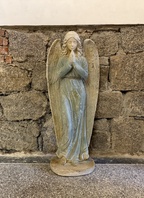 ANDĚL - BÉŽOVO - ZELENÁ DEKORATIVNÍ SOCHA 120 cm