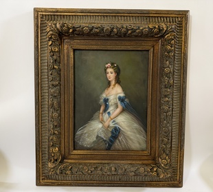 SISI ALŽBĚTA BAVORSKÁ - OBRAZ VE ZLATÉM RÁMU