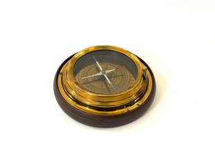 KOMPAS - DŘEVO KOV PRŮMĚR 15 cm