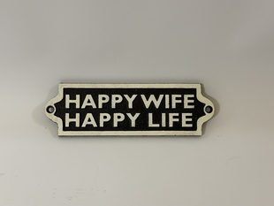 HAPPY WIFE - LITINOVÁ CEDULE