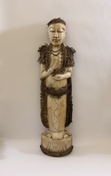 BUDDHA - DŘEVĚNÁ FIGURA 100 cm