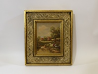 DIVOKÉ KACHNY - OBRAZ VE ZLATÉM RÁMU