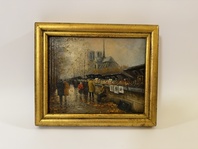 PAŘÍŽ - OBRAZ VE ZLATÉM RÁMU